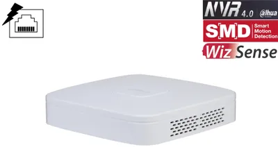 Produktbild von Dahua NVR4104-P-EI NVR 4 Kanal 4 PoE Videorekorder WizSense SMD