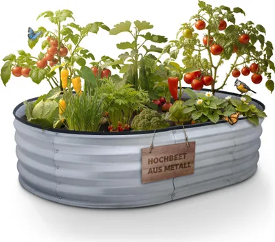 Produktbild von Beet Strend Pro Garden, Hochbeet, verzinkt, 90x120x30 cm