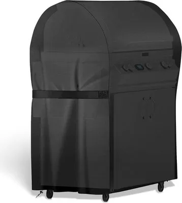 Zdjęcie produktu dla Pokrowiec ochronny Unyqoos® do grilla gazowego – wykonany z materiału Oxford 210D z powłoką PVC, wodoodporny, odporny na wiatr i rozerwanie, odporny na promieniowanie UV, pasuje do grilli o wymiarach 57,5 x 24 x 46 cali