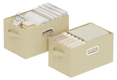 Immagine prodotto di Set di 2 contenitori senza coperchio per riporre abbigliamento e accessori
