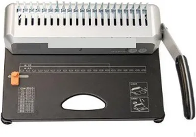 Produktbild von Famanu Bindemaschine 21 Löcher - Papierbindegerät für Dokumente - A4 A5 Format