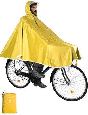Obrázok produktu pre Omgoods – Nepremokavý cyklistický pláštenka s kapucňou – ľahký a kompaktný