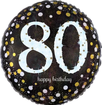 Produktbild von Amscan 3374201, Spielzeugballon, Folie, Gold, Geburtstag, Rund, 5 Stück(e)