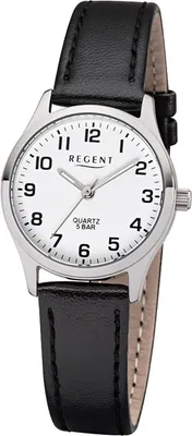 Regent 12111185 Damenuhr Quarz mit Lederband 1