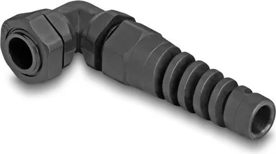 Obrázok produktu pre DELOCK Kabelverschraubung 90° gewinkelt PG7 schwarz