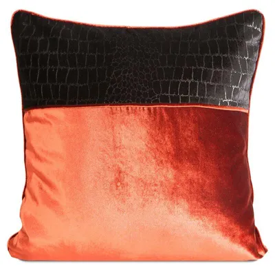 Produktbild von Dekorativer Kissenbezug Sofakissen LAYLA2 orange 55x55