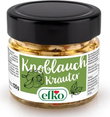 Produktbild von efko Knoblauch in Kräutermarinade 212ml