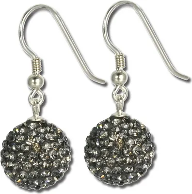 Image de SilberDream Boucles d'oreilles femme zirconium gris Boucles d'oreilles argent 925 D2GSO202