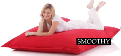 Produktbild von Smoothy Classic Baumwolle Sitzsack - Feuer-Rot -