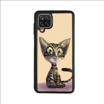 Produktbild von TPU Silikon Hülle für Samsung Galaxy A12 Handy Cover Case Schutzhülle Handyhülle Bumper MOTIV 86 Katze