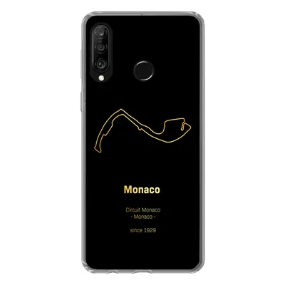 Produktbild von MuchoWow® Handyhülle Schutzhülle Hülle für Huawei P30 Lite Formel 1 - Monaco - Rennstrecke Silikon Softcase Handy Hülle - Handyhülle