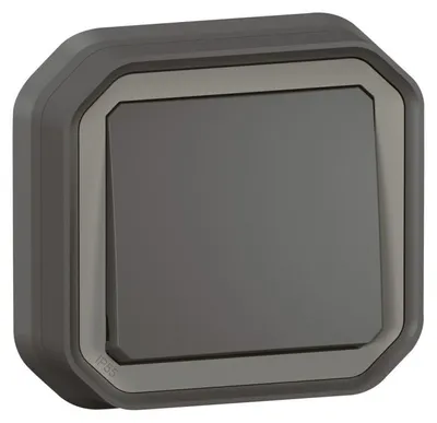 Produktbild von Legrand 069881L Plexo New FRUP W/m 10 AX Steckkl.(SL) IK 08 Anthrazit