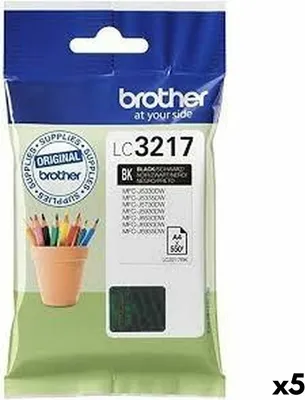 Produktbild von Original Tintenpatrone Brother MFCJ6530DW, MFCJ5730DW Schwarz (5 Stück)