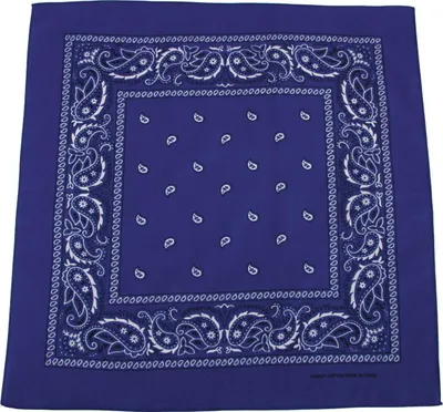 Produktbild von MFH Bandana, royalblau-weiß, ca. 55 x 55 cm, Baumwolle