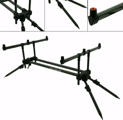 Produktbild von MIKADO SECOND POD 3 Rod Pod massiver stabiler variabler Rutenhalter Rutenständer