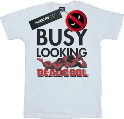 Produktbild von Marvel - "Busy Looking Deadcool" T-Shirt für Herren BI23006 (3XL) (Weiß)