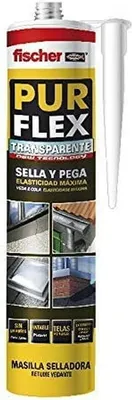 Image de Fischer Purflex Transparent Mastic-colle Polymère Transparent - Fischer
