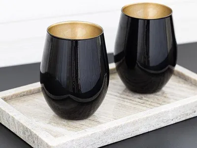 Produktbild von Schwarze Gläser Set 6 Stück 580ml Tumbler