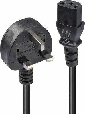 Produktbild von Lindy 30434, 3 m, Netzstecker Typ G, C13-Koppler, H05VV-F3G