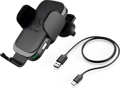 Produktbild von Hama FC10 Motion, Auto, USB, Kabelloses Aufladen, Schwarz, Metallisch