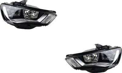 Obrázok produktu pre Johns, halogénové svetlomety pasujú do Audi A3 8V 12- H7 H15 L e d Set ľavý pravý