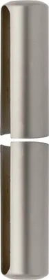 Produktbild von Aufsteckhülse flachrund für Einbohr Türbänder ø 20mm, Aluminium vernickelt matt