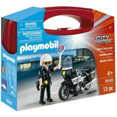 Produktbild von 5648 City Action Polizeimotorrad zum Mitnehmen, Konstruktionsspielzeug