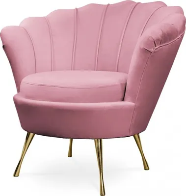 Obrázek produktu pro Moderní křeslo Bettso Rosa MUSZELKA ve tvaru mušle