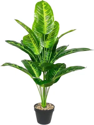 Immagine prodotto di Decorazione in plastica in vaso - decorazione moderna - 80 cm - ideale per interni ed esterni