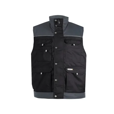 Produktbild von DASSY® Hulst Zweifarbige Weste SCHWARZ/ZEMENTGRAU Gr.L Länge: STANDARD