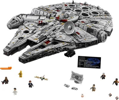 Produktbild von LEGO Star Wars Millenium Falcon großes Bauset für Teenager und Erwachsene 75192