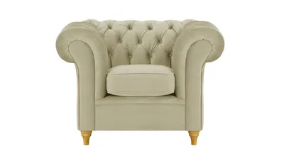 Produktbild von Sessel Chesterfield - beige - Velluto 3