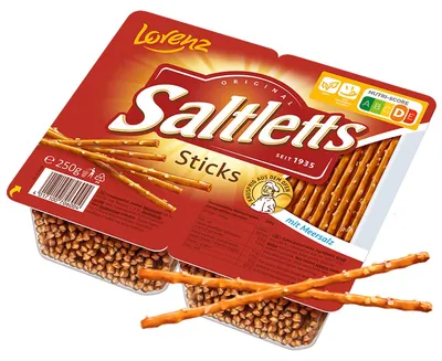 Immagine prodotto di Lorenz Saltletts Sticks Classic 2 confezioni difresco in stick da 250 g