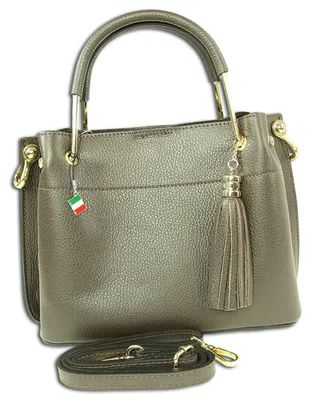 Immagine prodotto di Borsa da donna Florence, a tracolla, in pelle marrone, dimensioni 13x30x21 cm, OTF157N