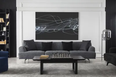 Produktbild von Couch Viersitzer Polster Möbel Stoffsofa Couch 284cm Couchen Big Sofas