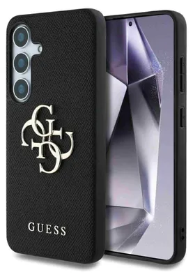 Immagine prodotto di Etui Guess Grana Grande 4G Logo Piccolo Logo Classico Fare Samsung Galaxy S25 Czarny