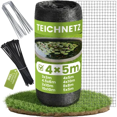 Imagen del producto de Elzusha - Malla protectora para aves, 4x5 metros, con grapas en U y bridas