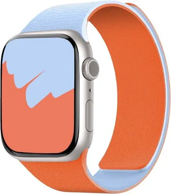 Productafbeelding van Siliconen armband voor Apple Watch 42 mm 38 mm 40 mm 41 mm, dubbelzijdige magnetische reservearmband voor Apple iWatch