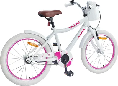 Produktbild von "im Diskont"Kinderfahrrad - CLORIS - 6-9 Jahre - Mädchenfahrrad - 18 Zoll für 5-7 Jahre alt Weiß - Jugend- & Kinderfahrräder NeuMöbel1727268