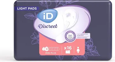 Immagine prodotto di ID Discreet Pads light mini plus 16 St