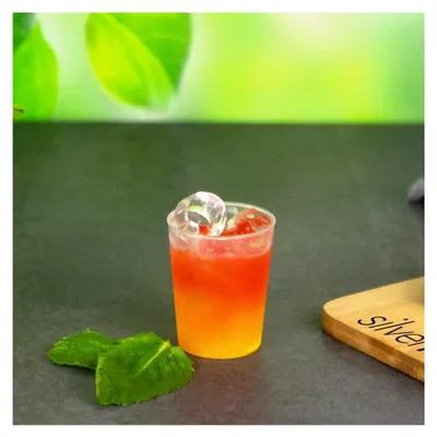 Produktbild von 100 Stück Schnapsgläser aus Kunststoff 2cl / 4cl, glasklare Shotgläser mit Eichstrich, wiederverwendbar