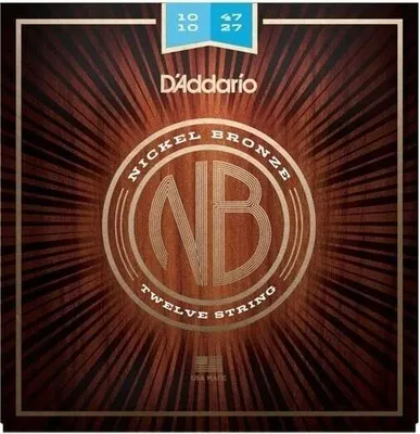 Image de D'Addario NB1047-12 Cordes pour guitare acoustique