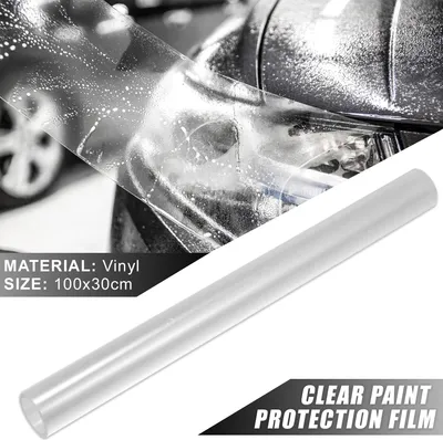 Image de Transparent Vinyle Voiture Peinture Protection Film Auto Adhésif Autocollant 12"x39"