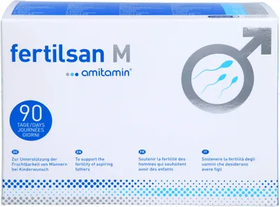 Imagen del producto de amitamin fertilsan M (90 días) - Disponible en alemán, inglés, francés e italiano. 270 unidades