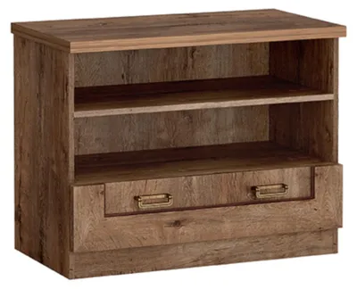 Obrázek produktu pro TV stolek LEIKANGER - tmavý dub - rozměry: 88 x 69 x 50 cm