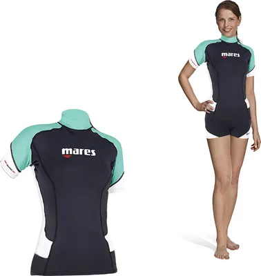 Mares Rash Guard Trilastic Short Sleeve Damen