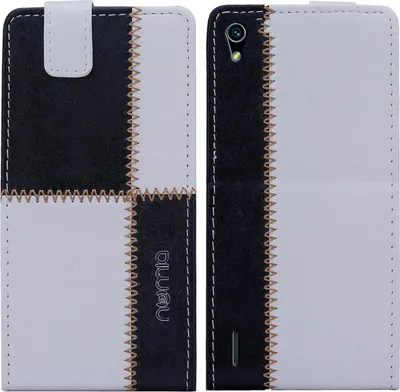 Produktbild von Huawei Ascend P7 Numia Flipstyle Weiss-Schwarz