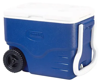 Produktbild von Passive Kühlbox 40 QT mit Rädern, Thermobox mit 37,5 L Fassungsvermögen