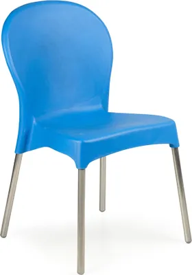 Produktbild von Linder - Outdoor-Stuhl, Blau, ein Stuhl Italy