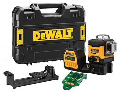 Image de Niveau laser multi-lignes 3 faisceaux verts à 360° 12V / 18V DEWALT DCE089NG18-XJ
